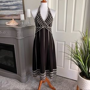 Eliza J Beaded Halter Top Dress